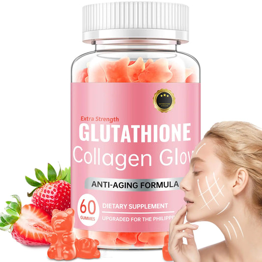 CHANGARLOAD Glutathione Collagen Glow Gummies for Women Glutathione Collagen Glow Gummies for Dark Spot & Anti-Aging