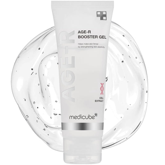 Medicube Age-R Booster Gel Serum for Skin Care Devices - Moisturizing and Nourishing Facial Serum with Plant Stem Cell Extract Hyaluronic Acid Collagen - Hypoallergenic
