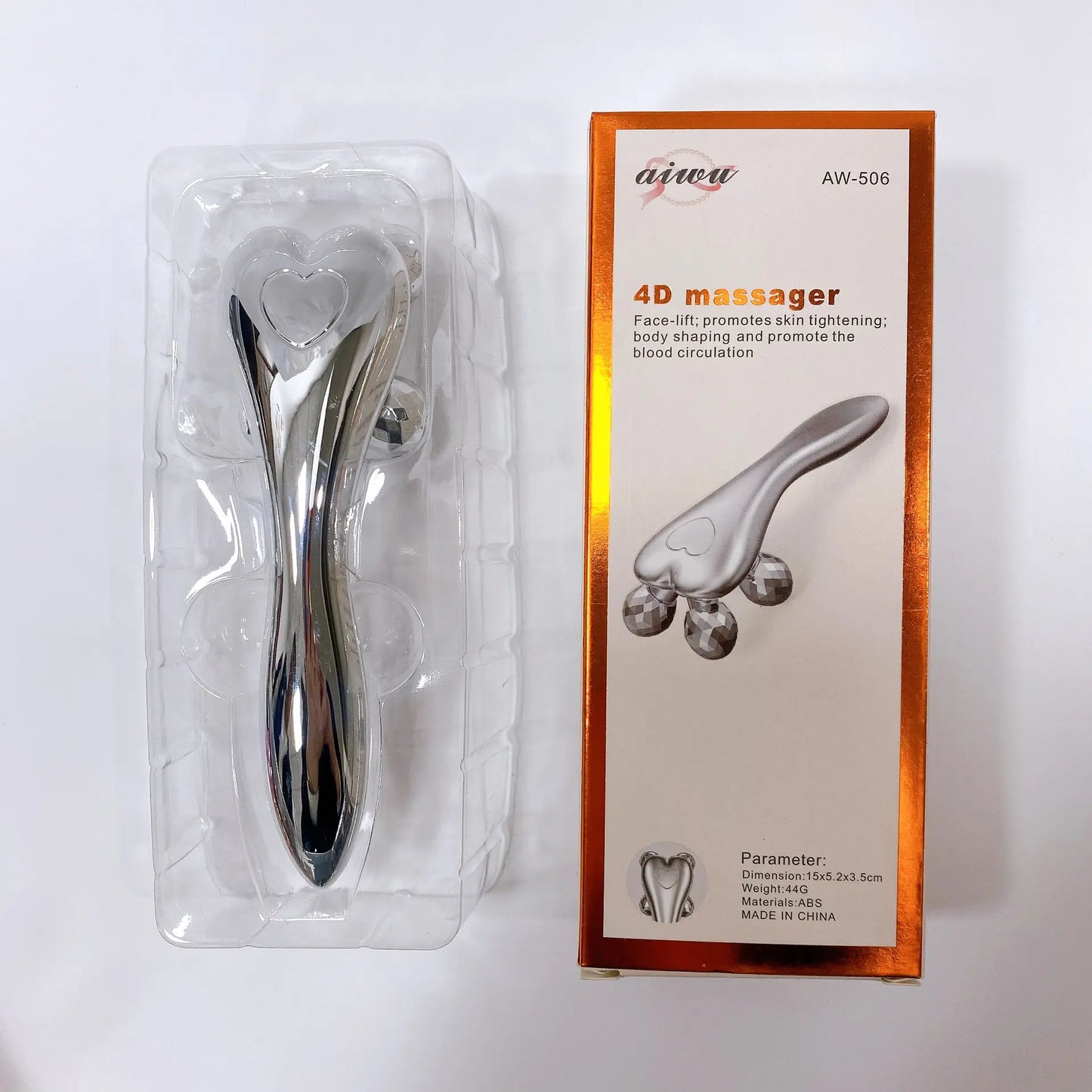V-Type 4D Roller Massager for Face and Eye Care