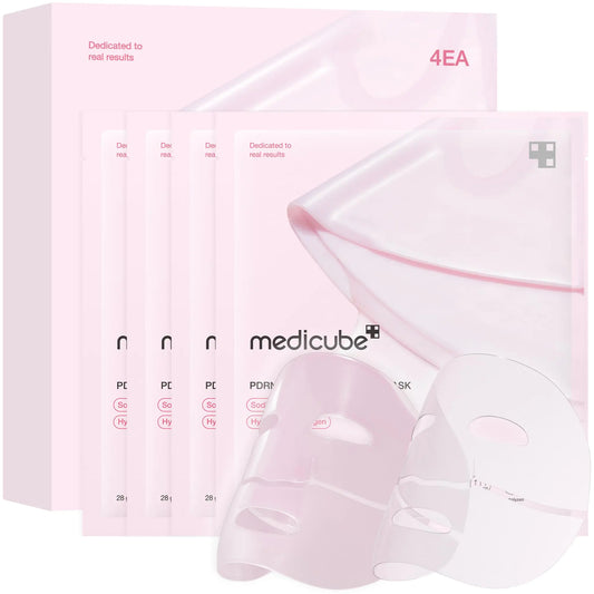 Medicube Salmon DNA PDRN pink collagen jelly gel mask | overnight face mask for glass glow skin- elasticity hydrating firming and moisturizing