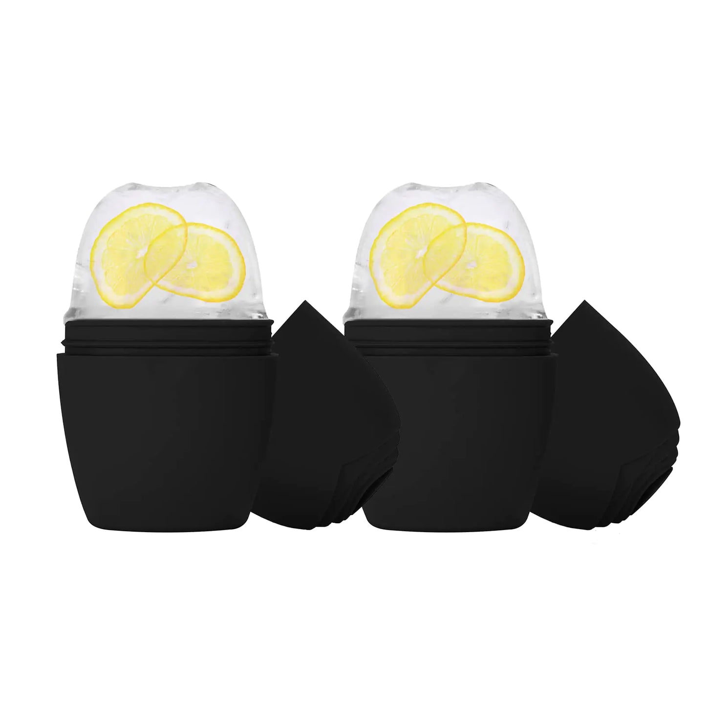 2Pack Ice Face Roller Reclua Silicone Ice Roller for Face to Tighten and Lift skin Face & Eye Puffiness Relief Reusable Facial Ice Mold for Neck to Enhance Natural Glow Skin Care for Women (2Pack)